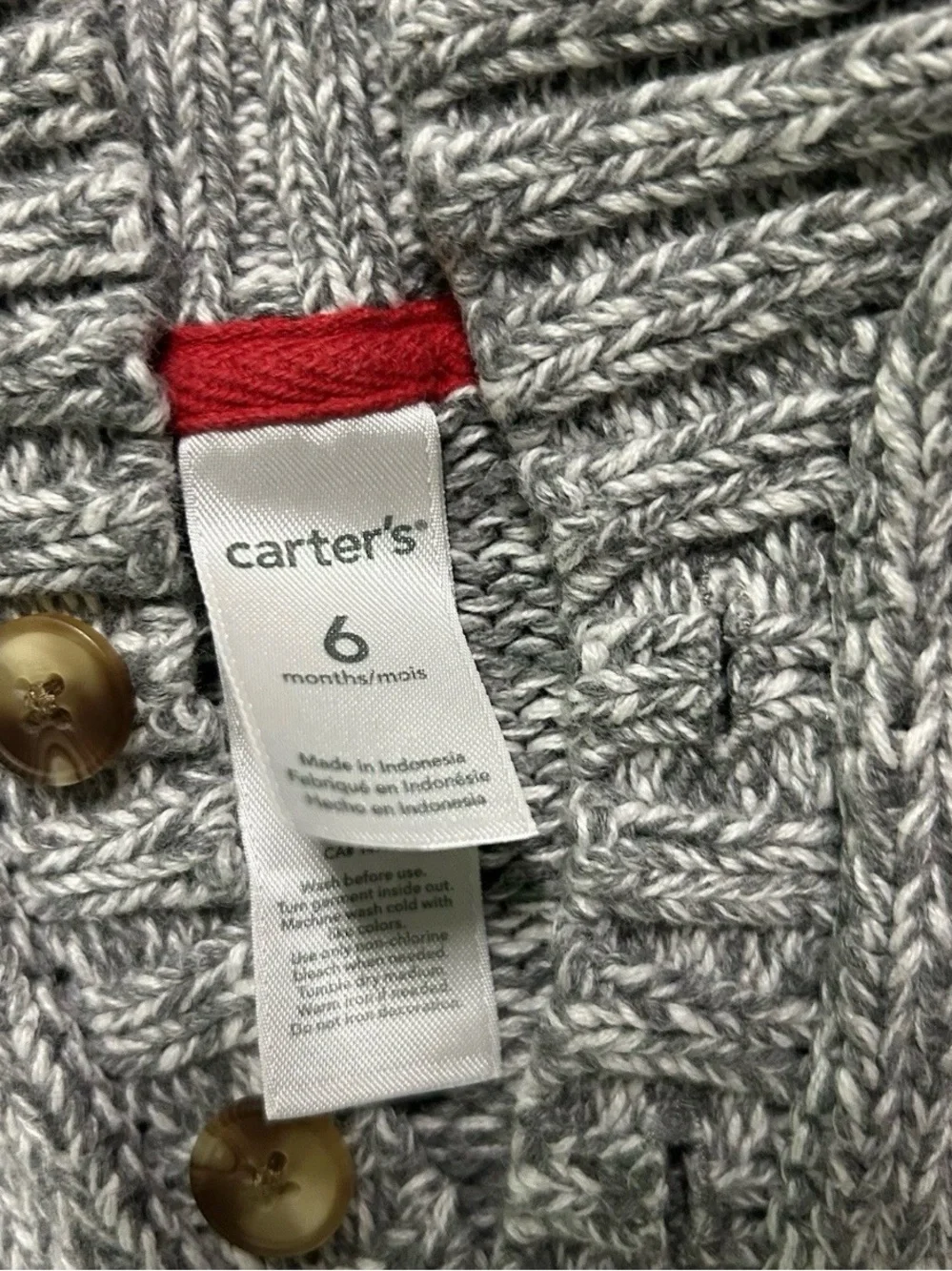 Carters comfortable gray